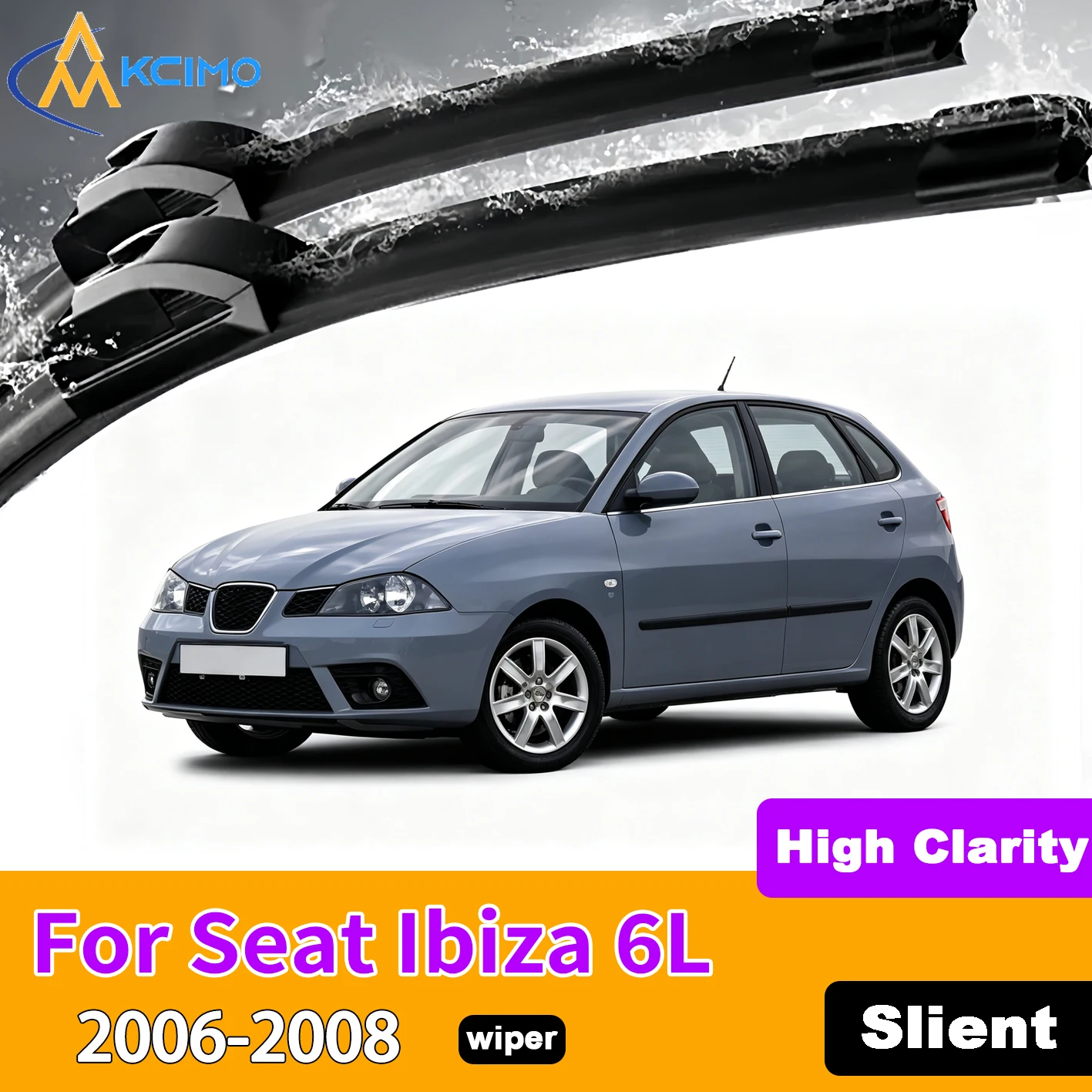 KCIMO 2PCS Front Windshield Wiper Blades For Seat Ibiza 6L 2006-2008 Rubber Full Coverage Wiping Silent Wiper Blades
KCIMO 2PCS Front Windshield Wiper Blades For Seat Ibiza 6L 2006-2008 Rubber Full Coverage Wiping Silent Wiper Blades