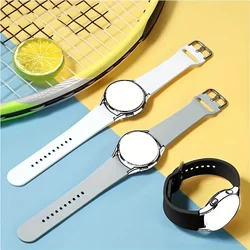 Silicone Strap For Samsung Galaxy Watch 7/6/5/4 44mm 40mm pro 45mm Sport 20mm Watchband Bracelet Galaxy Watch6 Classic 43mm 47mm Silicone Strap For Samsung Galaxy Watch 7/6/5/4 44mm 40mm pro 45mm Sport 20mm Watchband Bracelet Galaxy Watch6 Classic 43mm 47mm