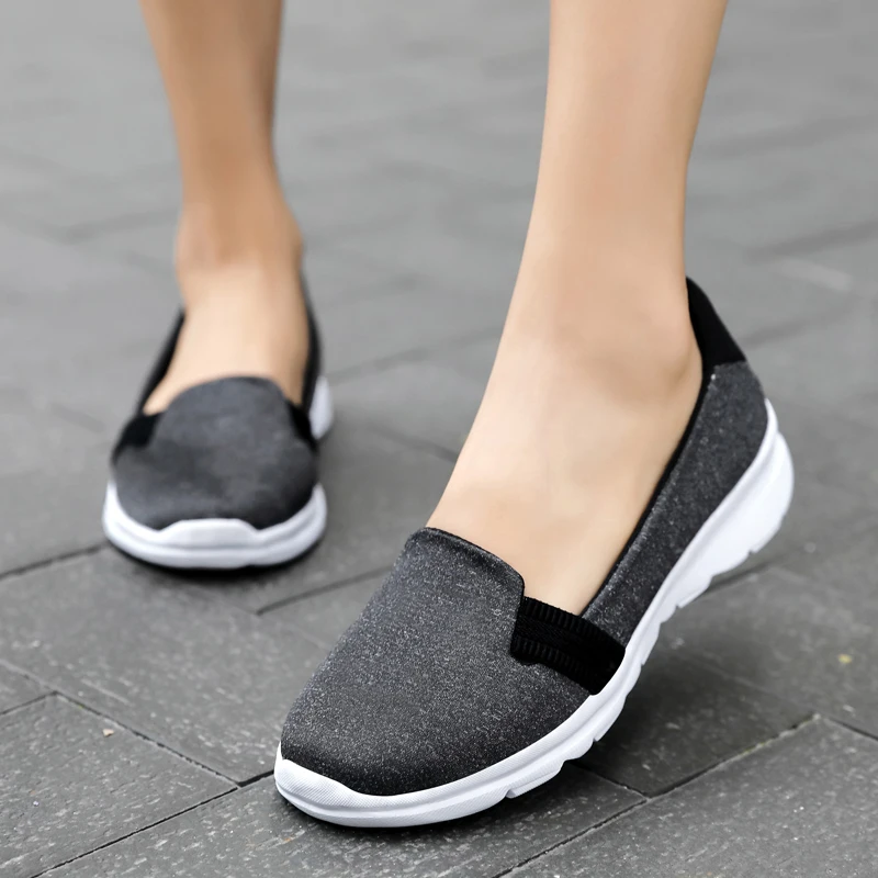 Women Walking Shoes Fitness Black Mesh Light Loafers Summer Sports Outdoor Flats Breathable Sneakers Big Size 35-42
Women Walking Shoes Fitness Black Mesh Light Loafers Summer Sports Outdoor Flats Breathable Sneakers Big Size 35-42