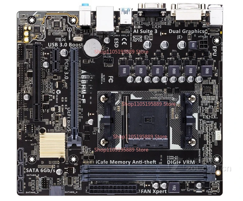 Для материнской платы ASUS A68HM-F FM2 + DDR3 MATX
Для материнской платы ASUS A68HM-F FM2 + DDR3 MATX