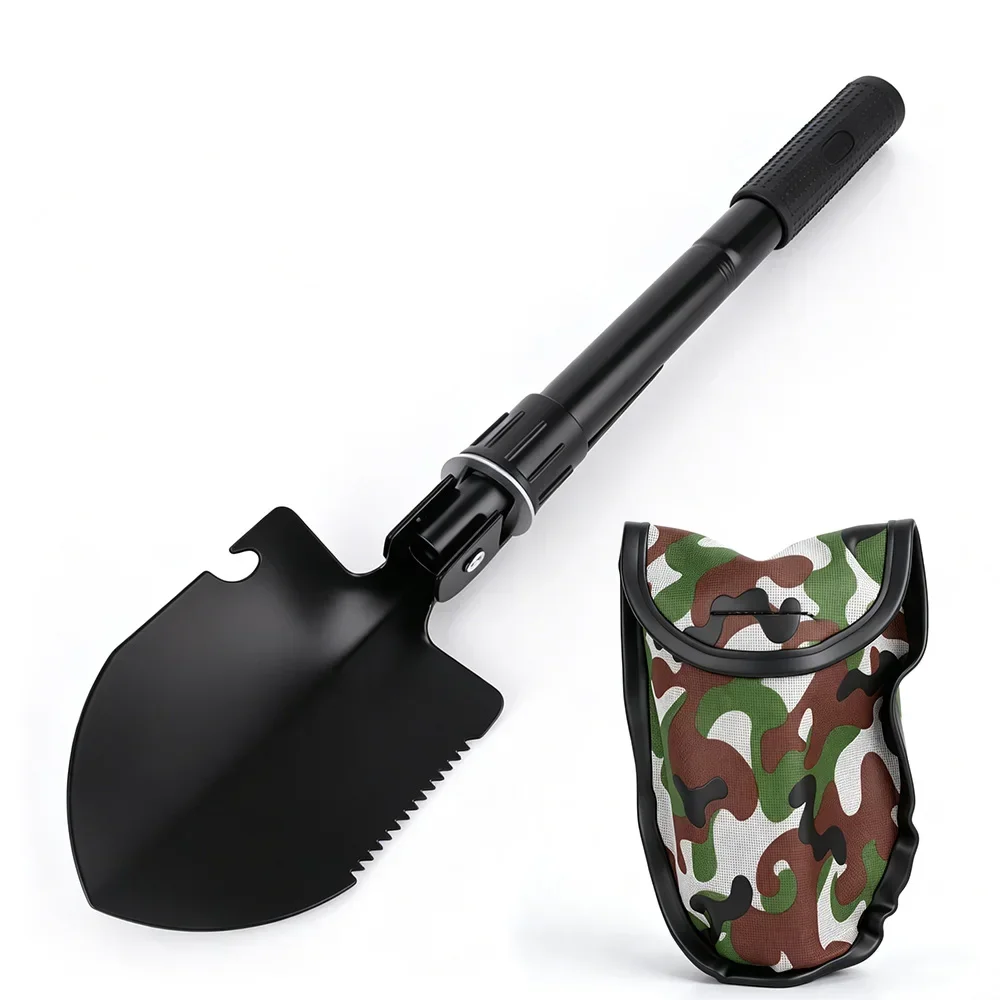 Multifunctiona Foldable Shovel with Compass Multi Purpose Telescopic Snow Scraper Foldable Agricultural Military Survival Spade
Multifunctiona Foldable Shovel with Compass Multi Purpose Telescopic Snow Scraper Foldable Agricultural Military Survival Spade