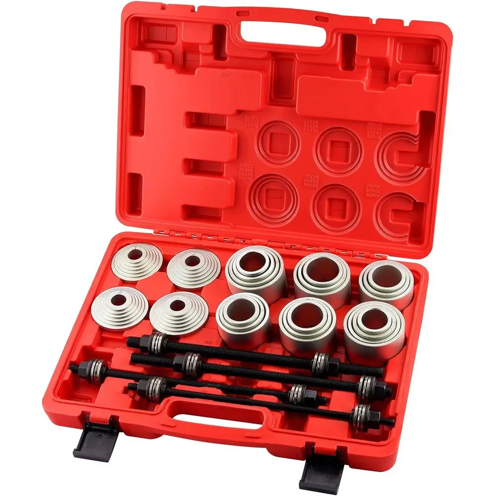 Sleeve Kit Bushing Removal and Installation Tool Set for Bearings and Seals
Sleeve Kit Bushing Removal and Installation Tool Set for Bearings and Seals