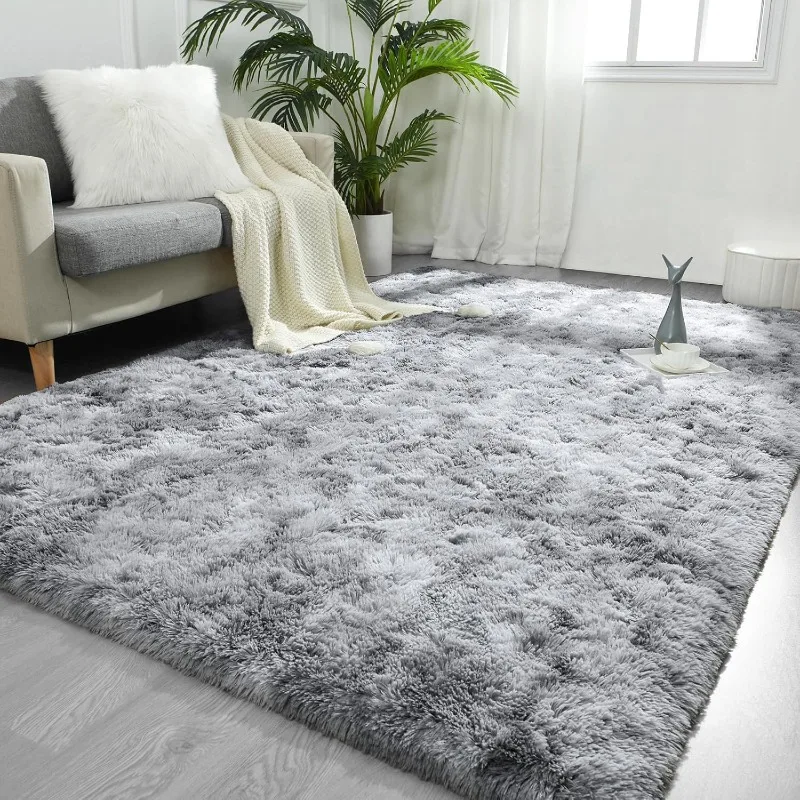 6x9 Feet Large Area Rugs for Living Room, Tie-Dyed Light Grey Shaggy Rug Fluffy Throw Carpets, Ultra Soft Plush Modern Indoor
6x9 Feet Large Area Rugs for Living Room, Tie-Dyed Light Grey Shaggy Rug Fluffy Throw Carpets, Ultra Soft Plush Modern Indoor