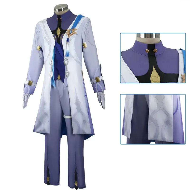 Honkai: Star Rail Domingo игровой костюм красивая униформа косплей костюм кольца серьги Хэллоуин игровой наряд для женщин мужчин
Honkai: Star Rail Domingo игровой костюм красивая униформа косплей костюм кольца серьги Хэллоуин игровой наряд для женщин мужчин