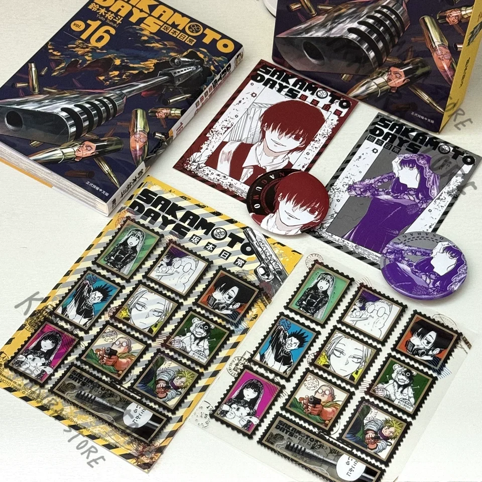SAKAMOTO DAYS 16 Taiwanese Version in Traditional Chinese Books Asakura Shin Nagumo Yoichi Daibo Collector's Edition Gifts
SAKAMOTO DAYS 16 Taiwanese Version in Traditional Chinese Books Asakura Shin Nagumo Yoichi Daibo Collector's Edition Gifts