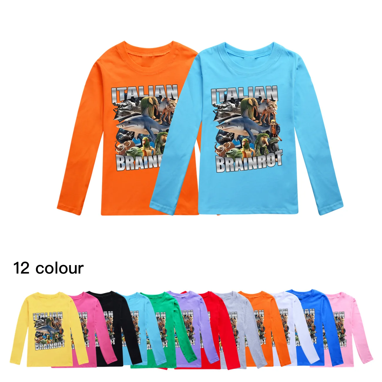 Italian Brainrot Tshirt Kids Cartoon Cappuccino Assassino Clothes Boys Cotton Long Sleeve Tops Baby Girls O-neck Casual Clothing
Italian Brainrot Tshirt Kids Cartoon Cappuccino Assassino Clothes Boys Cotton Long Sleeve Tops Baby Girls O-neck Casual Clothing