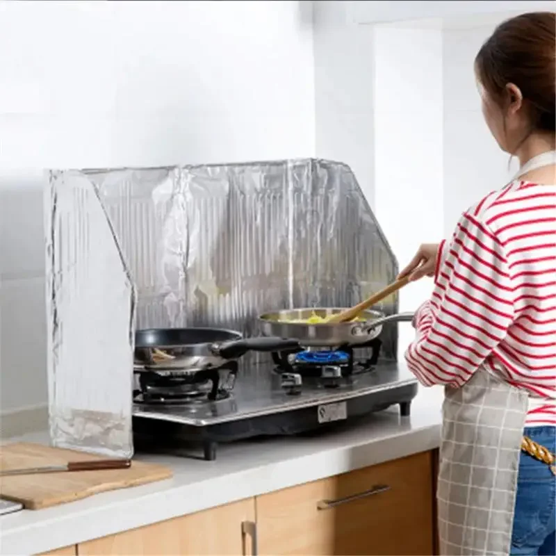 120x50cm Kitchen Stove Oil Splash Screen Cover Aluminum Foil Anti Splatter Guard Tools Frying Pan Oil Shield Splash Protection
120x50cm Kitchen Stove Oil Splash Screen Cover Aluminum Foil Anti Splatter Guard Tools Frying Pan Oil Shield Splash Protection