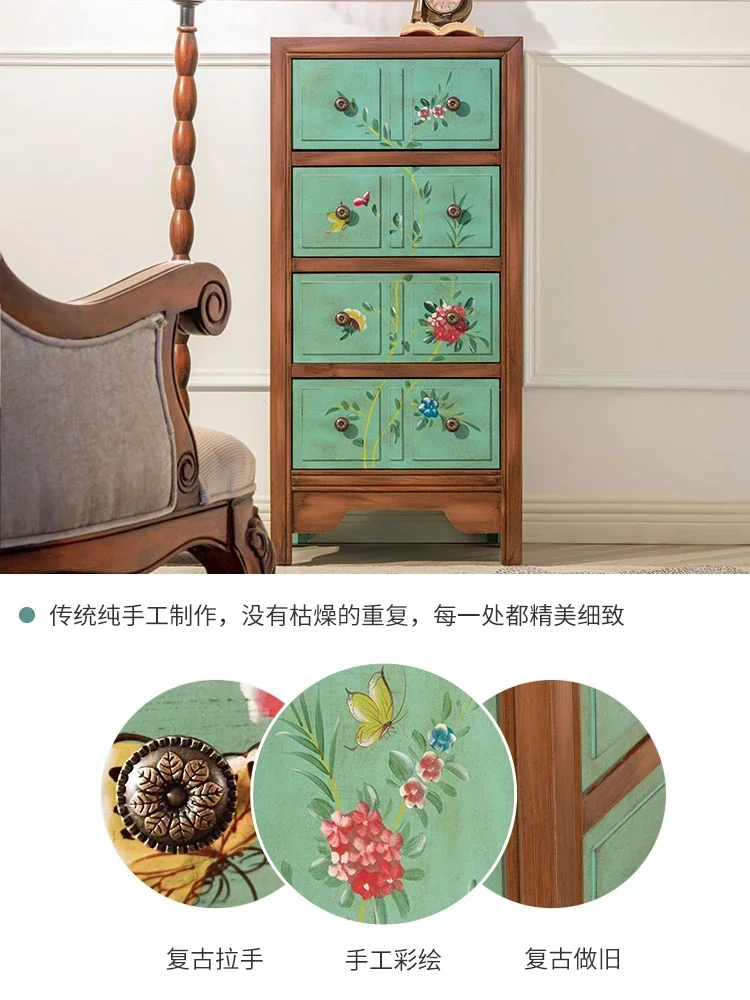 HHRetro Painted Furniture, Green Chest, Living Room Storage Cabinet
HHRetro Painted Furniture, Green Chest, Living Room Storage Cabinet