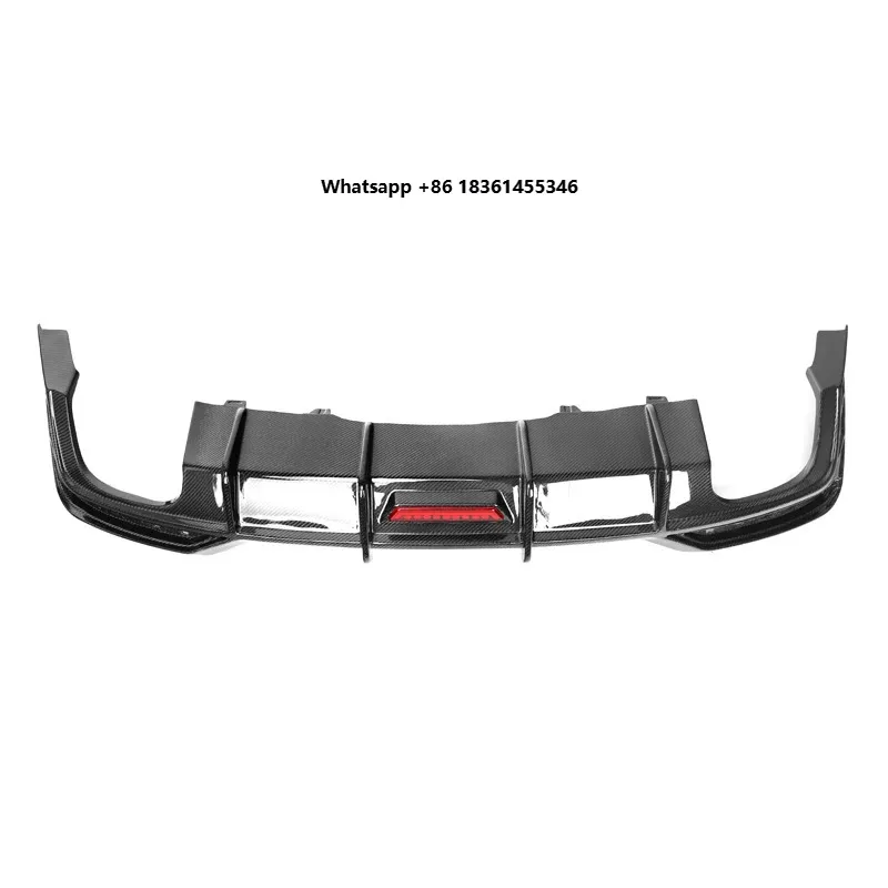 For A5 B9.5 4 Door Sline 2021+ K Style Carbon Fiber Rear Diffuser With Lamp
For A5 B9.5 4 Door Sline 2021+ K Style Carbon Fiber Rear Diffuser With Lamp