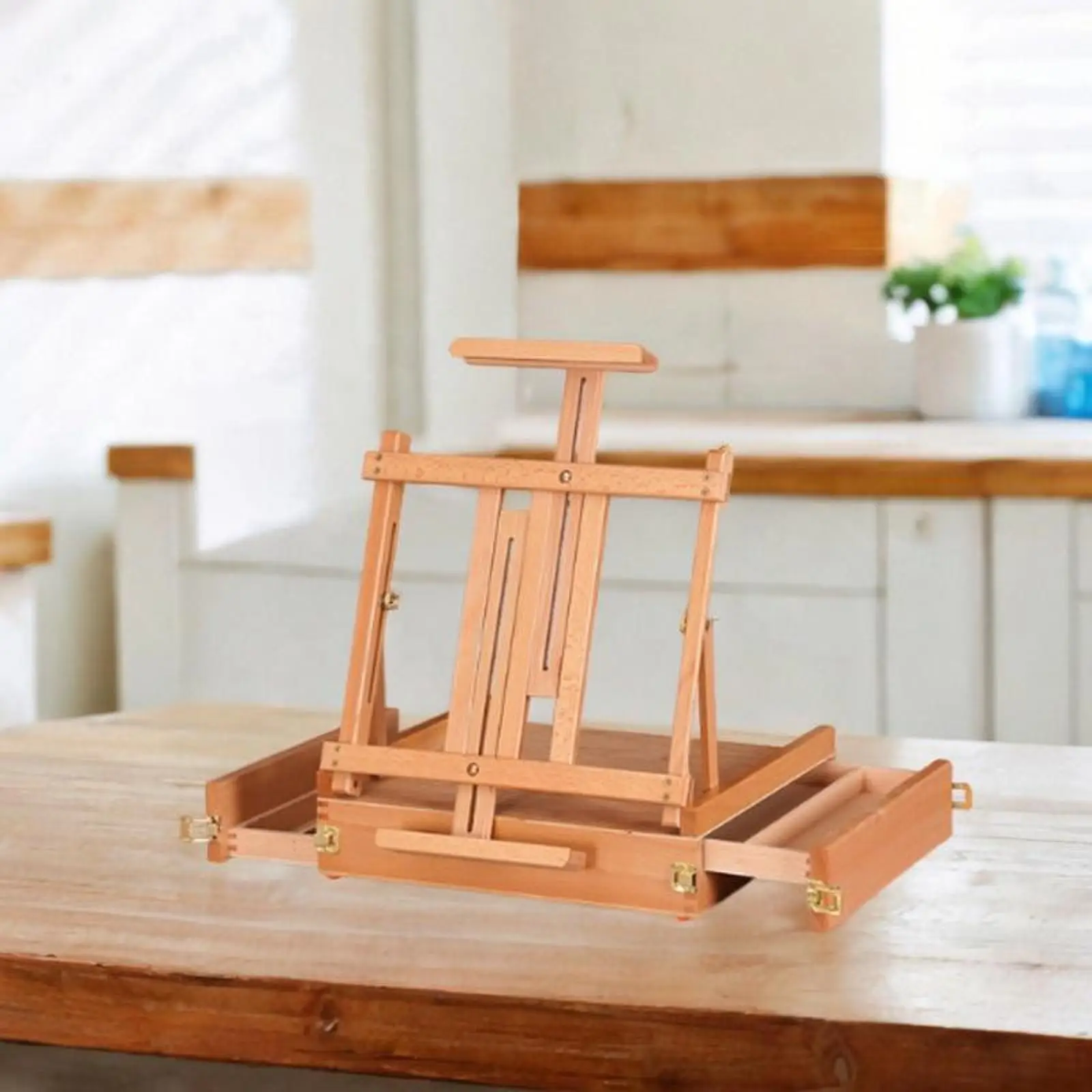 Tabletop Easel Sketchbox Adjustable Height Wooden Drawing Easel Painting Tool Box for Calssroom Painting Teens Student Artist
Tabletop Easel Sketchbox Adjustable Height Wooden Drawing Easel Painting Tool Box for Calssroom Painting Teens Student Artist