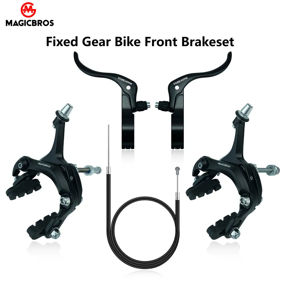 MAGICBROS Fixie Bike Fixed Gear Road Bicycle Dual Use Front Brake Set Aluminum Alloy Single Speed Bike 22.2mm 31.8mm Brakeset
MAGICBROS Fixie Bike Fixed Gear Road Bicycle Dual Use Front Brake Set Aluminum Alloy Single Speed Bike 22.2mm 31.8mm Brakeset