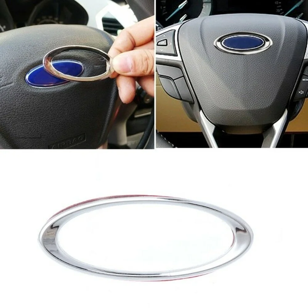 Car ABS Chrome Car Steering Wheel Decoration Ring Trim Sticker for Ford Ecosport Kuga Escape Focus Mondeo
Car ABS Chrome Car Steering Wheel Decoration Ring Trim Sticker for Ford Ecosport Kuga Escape Focus Mondeo
