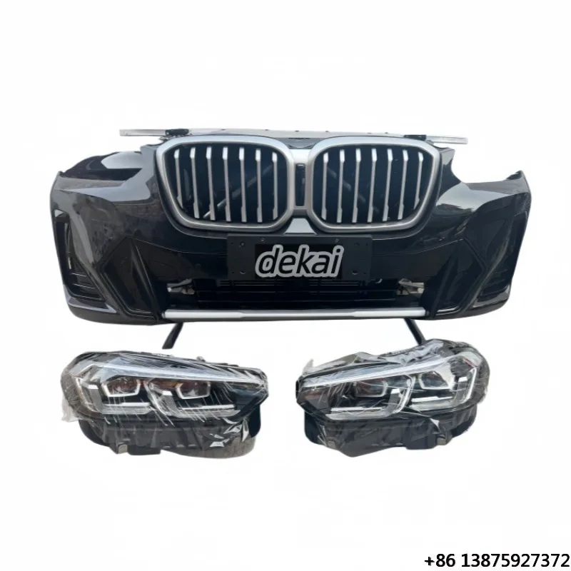Adapted to 2023 for X3 G01LCI G08LCI X4 G02LCI Front Bumper Kit with Headlights Original Car Body Kit
Adapted to 2023 for X3 G01LCI G08LCI X4 G02LCI Front Bumper Kit with Headlights Original Car Body Kit