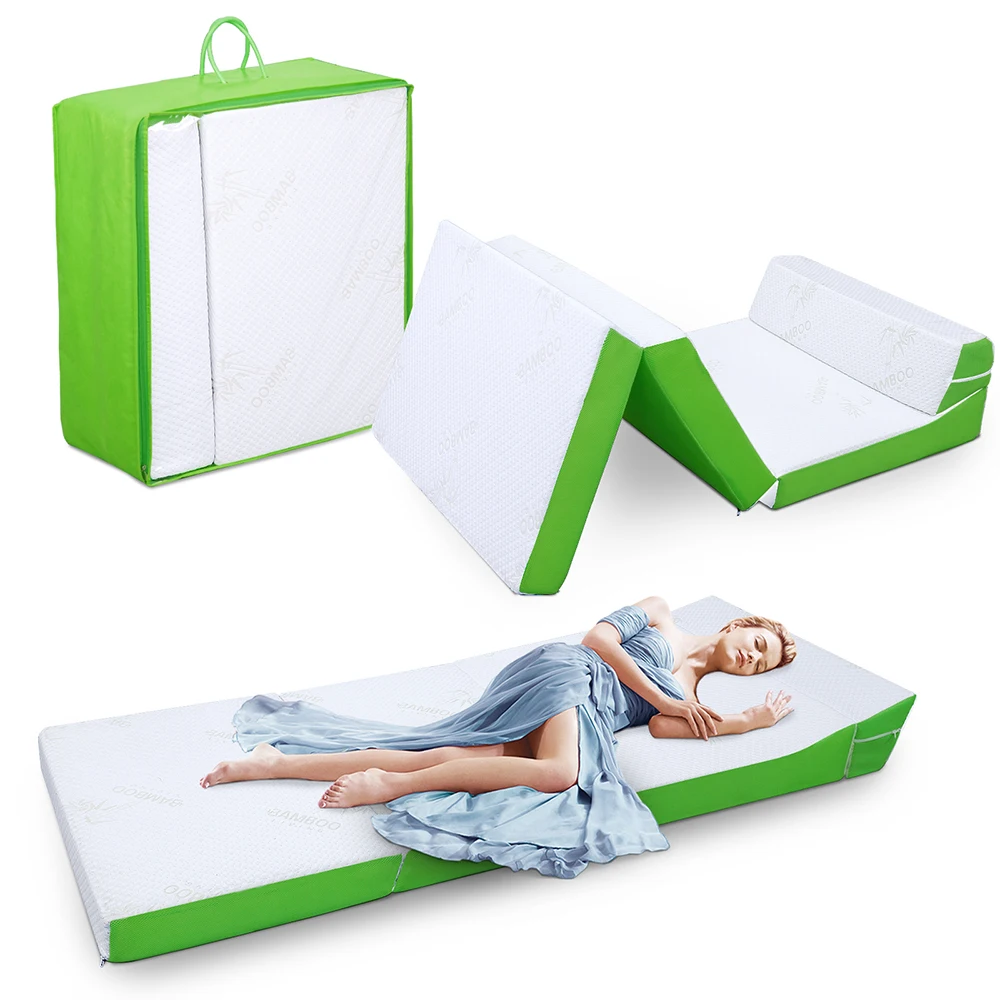 Intelligent Library 4-Inch Twin Size Trifold Folding Mattress For Indoor RV/Camper Van Travel Camping Breathable Cover Non-Slip
Intelligent Library 4-Inch Twin Size Trifold Folding Mattress For Indoor RV/Camper Van Travel Camping Breathable Cover Non-Slip