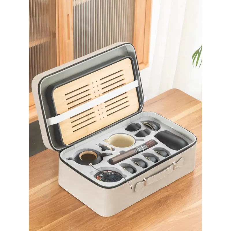 Travel Kung Fu Tea Set Mini Set Outdoor Portable Bag Household Minimalist Dormitory Teapot
Travel Kung Fu Tea Set Mini Set Outdoor Portable Bag Household Minimalist Dormitory Teapot