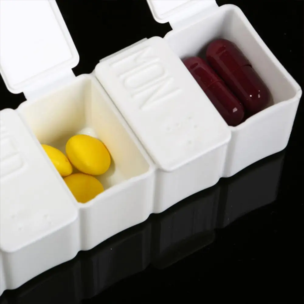 Case Portable 1 PCS Convenient Tablet Case Container Organizer 7 Day Weekly Pill Storage Box Pill Organizer Pill Case Braille
Case Portable 1 PCS Convenient Tablet Case Container Organizer 7 Day Weekly Pill Storage Box Pill Organizer Pill Case Braille