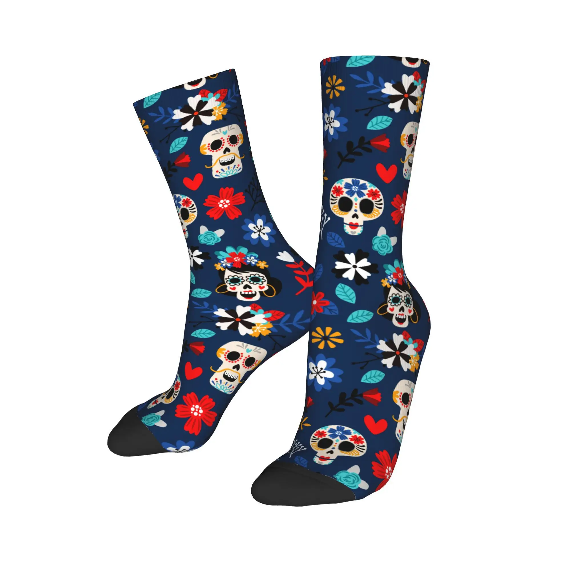 Crazy Design Day Of The Dead Sugar Skulls Basketball Socks Mexican Festival Polyester Middle Tube Socks for Women Men Sweat
Crazy Design Day Of The Dead Sugar Skulls Basketball Socks Mexican Festival Polyester Middle Tube Socks for Women Men Sweat