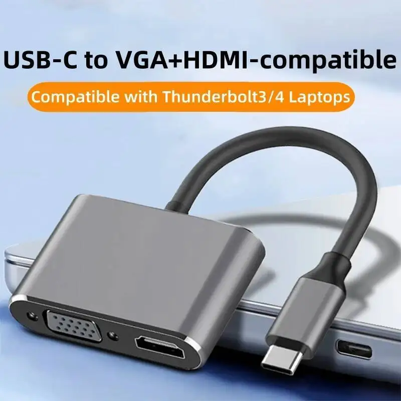 Док-станция USB C с 4K HDMI-совместимым и адаптером дисплея с двумя мониторами VGA 1080P, совместимым с Thunderbolt3/4
Док-станция USB C с 4K HDMI-совместимым и адаптером дисплея с двумя мониторами VGA 1080P, совместимым с Thunderbolt3/4