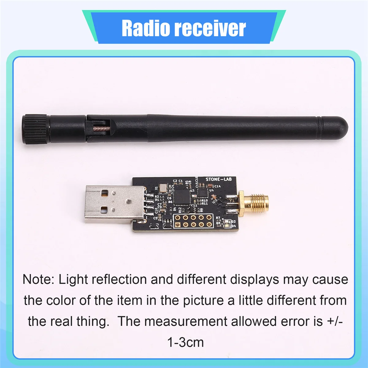 A47ZZ 1pcs Crazyradio PA - Long Range 2.4Ghz USB Radio Dongle with Antenna Based on the NRF24LU1+ 1km Range LOS
A47ZZ 1pcs Crazyradio PA - Long Range 2.4Ghz USB Radio Dongle with Antenna Based on the NRF24LU1+ 1km Range LOS