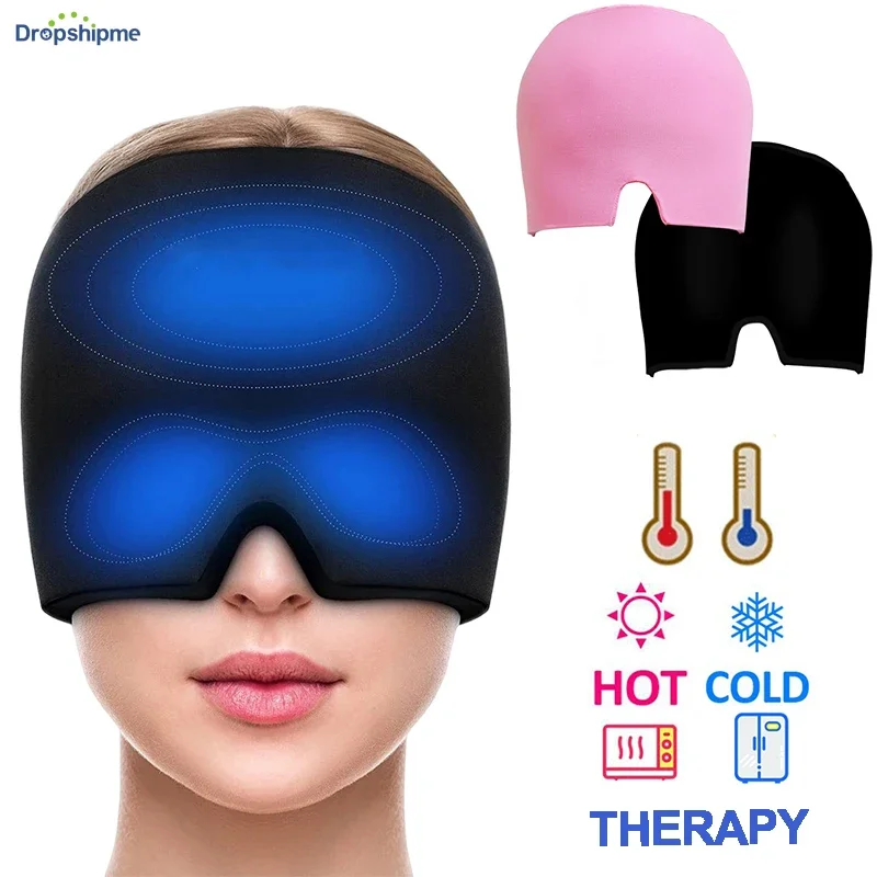 Шапка со льдом для облегчения мигрени 2025, горячая и холодная терапия, шапочка для головной боли, давление глаз, многоразовая гелевая повязка на голову, ледяной холодный компресс, маска для глаз
Шапка со льдом для облегчения мигрени 2025, горячая и холодная терапия, шапочка для головной боли, давление глаз, многоразовая гелевая повязка на голову, ледяной холодный компресс, маска для глаз