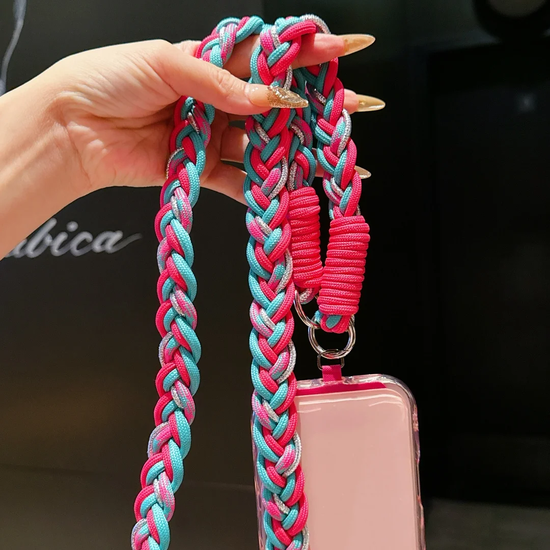 Lanyard Cross-body Shoulder Straps Keychain Silver Line Korea Long Rope with Replacement Patch for Mobile Phone Accessories
Lanyard Cross-body Shoulder Straps Keychain Silver Line Korea Long Rope with Replacement Patch for Mobile Phone Accessories