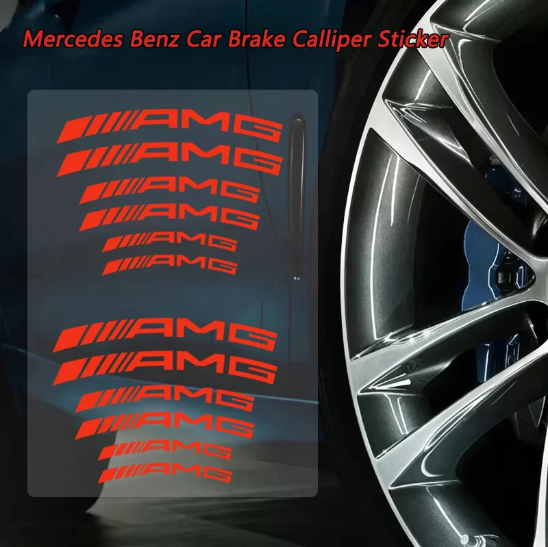 For Mercedes Benz AMG Waterproof Decals High-Temperature Resistant Brake Caliper Car Stickers Reflective Vinyl Wheel Rim Decals
For Mercedes Benz AMG Waterproof Decals High-Temperature Resistant Brake Caliper Car Stickers Reflective Vinyl Wheel Rim Decals