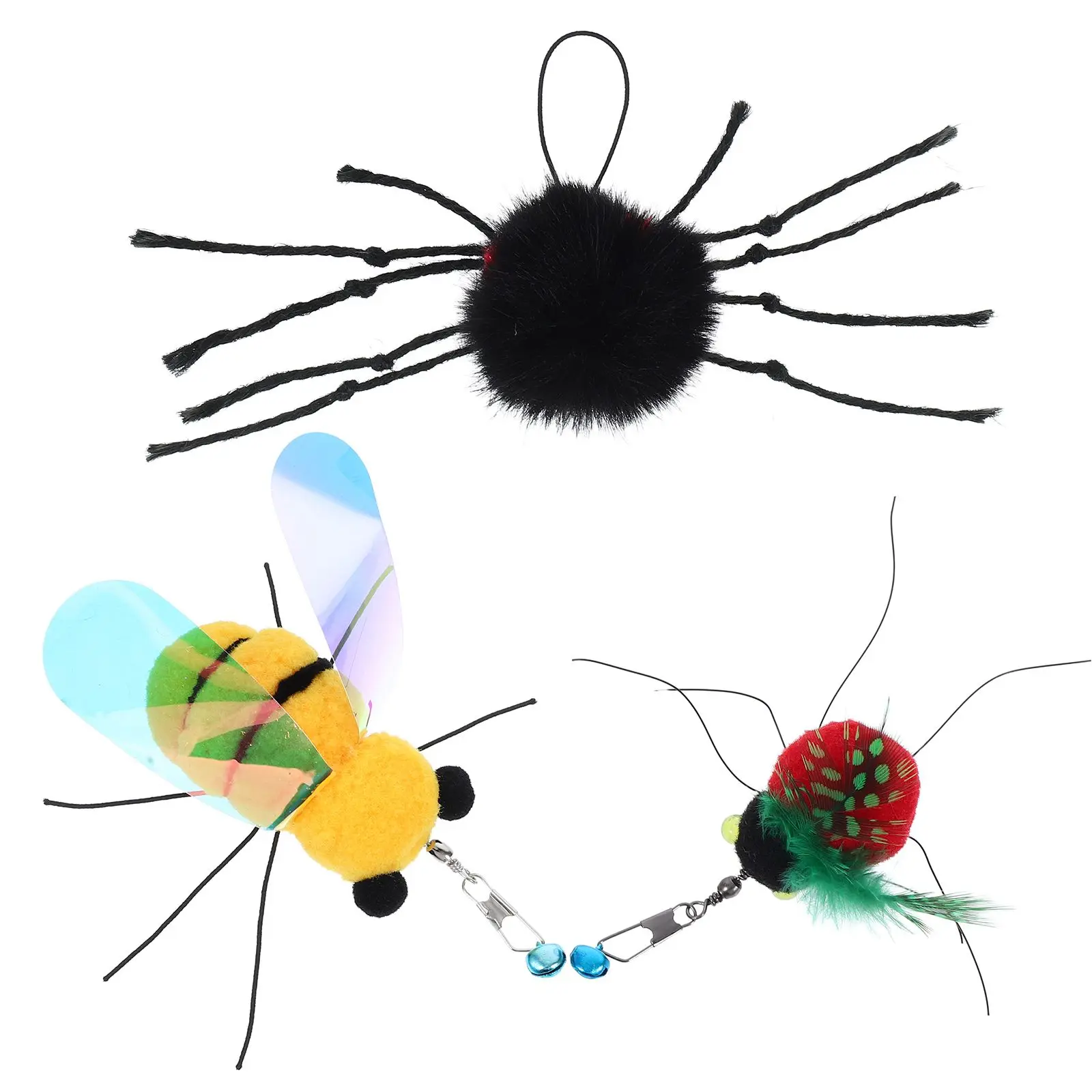 3 Pcs Cat Toys Replacement Refills Small Insect Worms Assortment Teaser Plush Cat Toy Attachment Pet Supplies
3 Pcs Cat Toys Replacement Refills Small Insect Worms Assortment Teaser Plush Cat Toy Attachment Pet Supplies