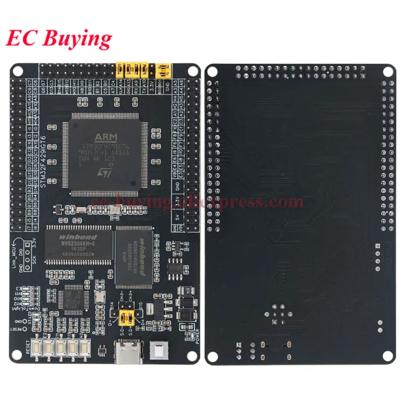 STM32F429IGT6 Core Development Board Chip STM32 System Learning Module Integrated ST-LINK Debugger Programmer Serial Port
STM32F429IGT6 Core Development Board Chip STM32 System Learning Module Integrated ST-LINK Debugger Programmer Serial Port