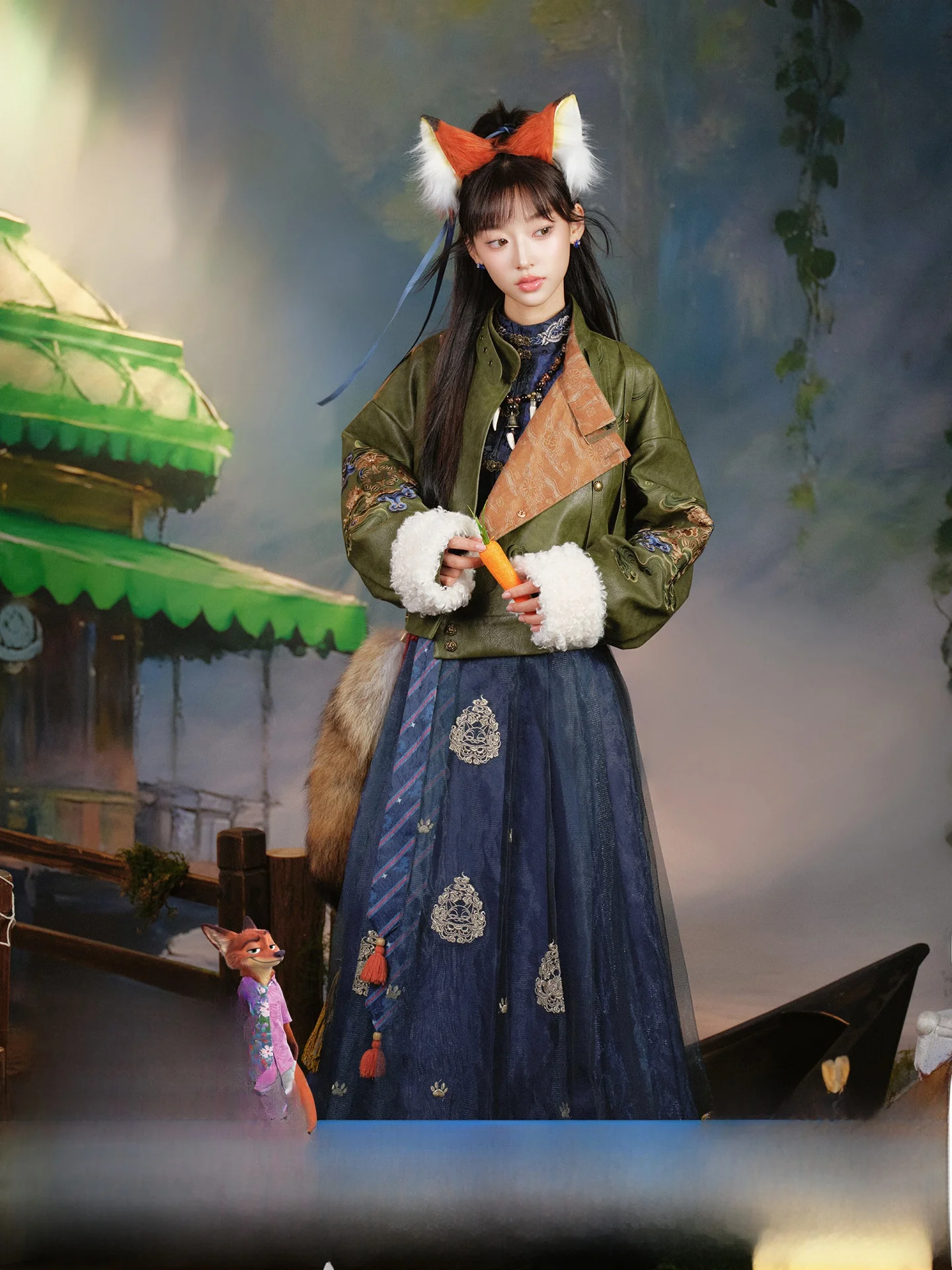 Zootopia Ni round Ne Coat Hanfu Women's Sle Winter Collection Faionable Traditional Chinese Clothing
Zootopia Ni round Ne Coat Hanfu Women's Sle Winter Collection Faionable Traditional Chinese Clothing