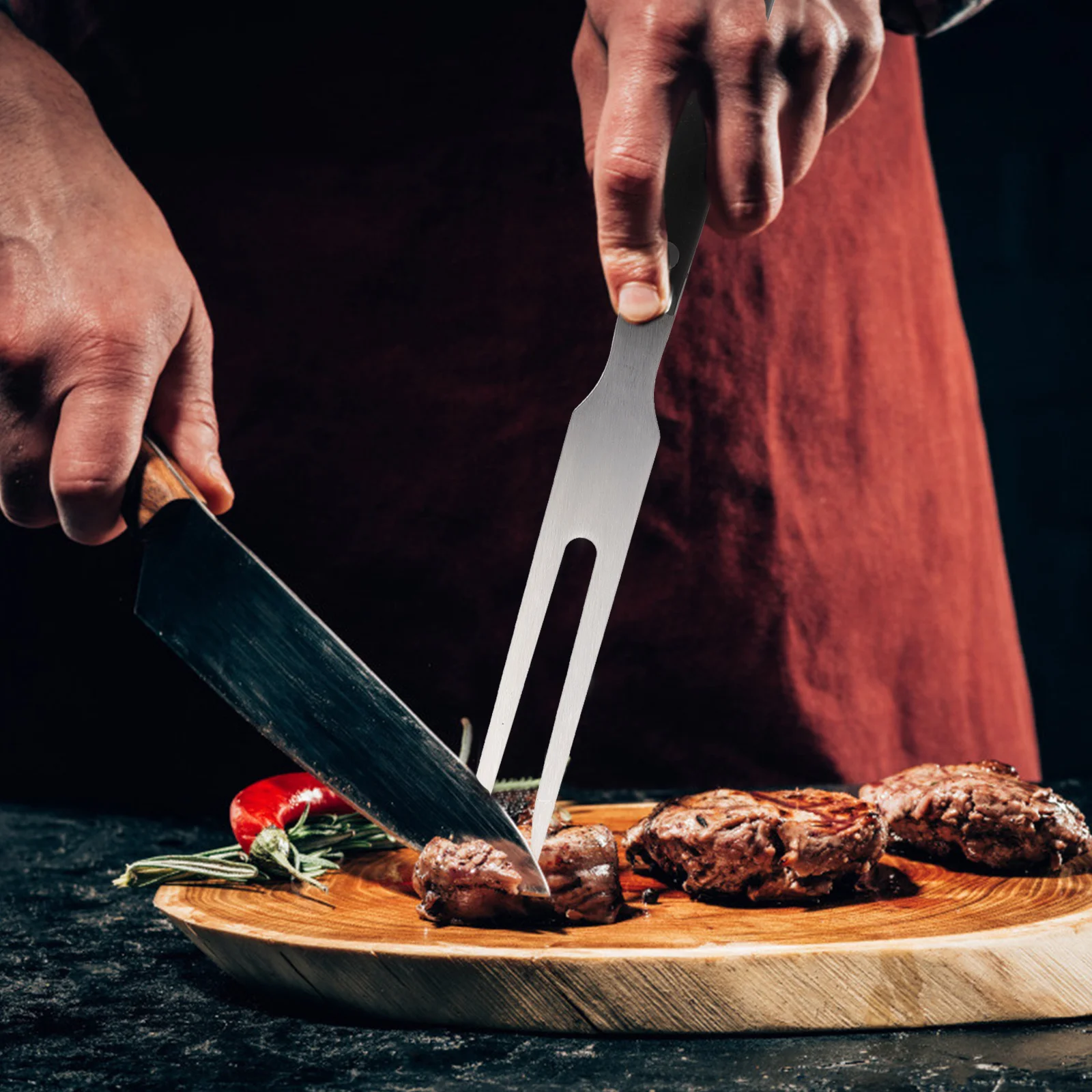 2Pcs Stainless Steel Barbecue Forks Sharp Pointed Design Bbq Skewers Outdoor Grilling Meat Forks Multipurpose Grilling Skewers
2Pcs Stainless Steel Barbecue Forks Sharp Pointed Design Bbq Skewers Outdoor Grilling Meat Forks Multipurpose Grilling Skewers