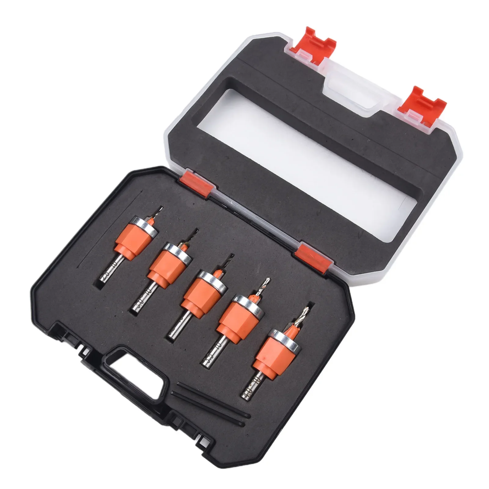 5Pcs Single Hole Puncher Bit Set Heavy Duty Hole Puncher Countersink Drill Bit Edge Banding Punch (With Box) 2.8-10mm Power Tool
5Pcs Single Hole Puncher Bit Set Heavy Duty Hole Puncher Countersink Drill Bit Edge Banding Punch (With Box) 2.8-10mm Power Tool