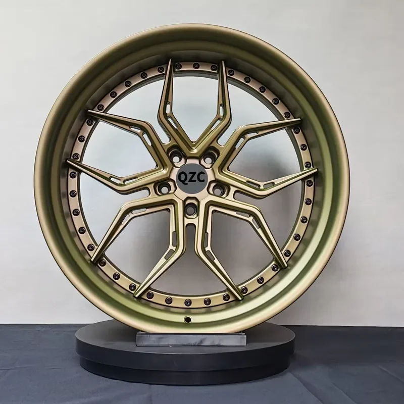 Two-Piece Forged Aluminum Alloy Wheel Hub Customized Concave Mattel Antique Copper Design Universal Fitment New Condition
Two-Piece Forged Aluminum Alloy Wheel Hub Customized Concave Mattel Antique Copper Design Universal Fitment New Condition