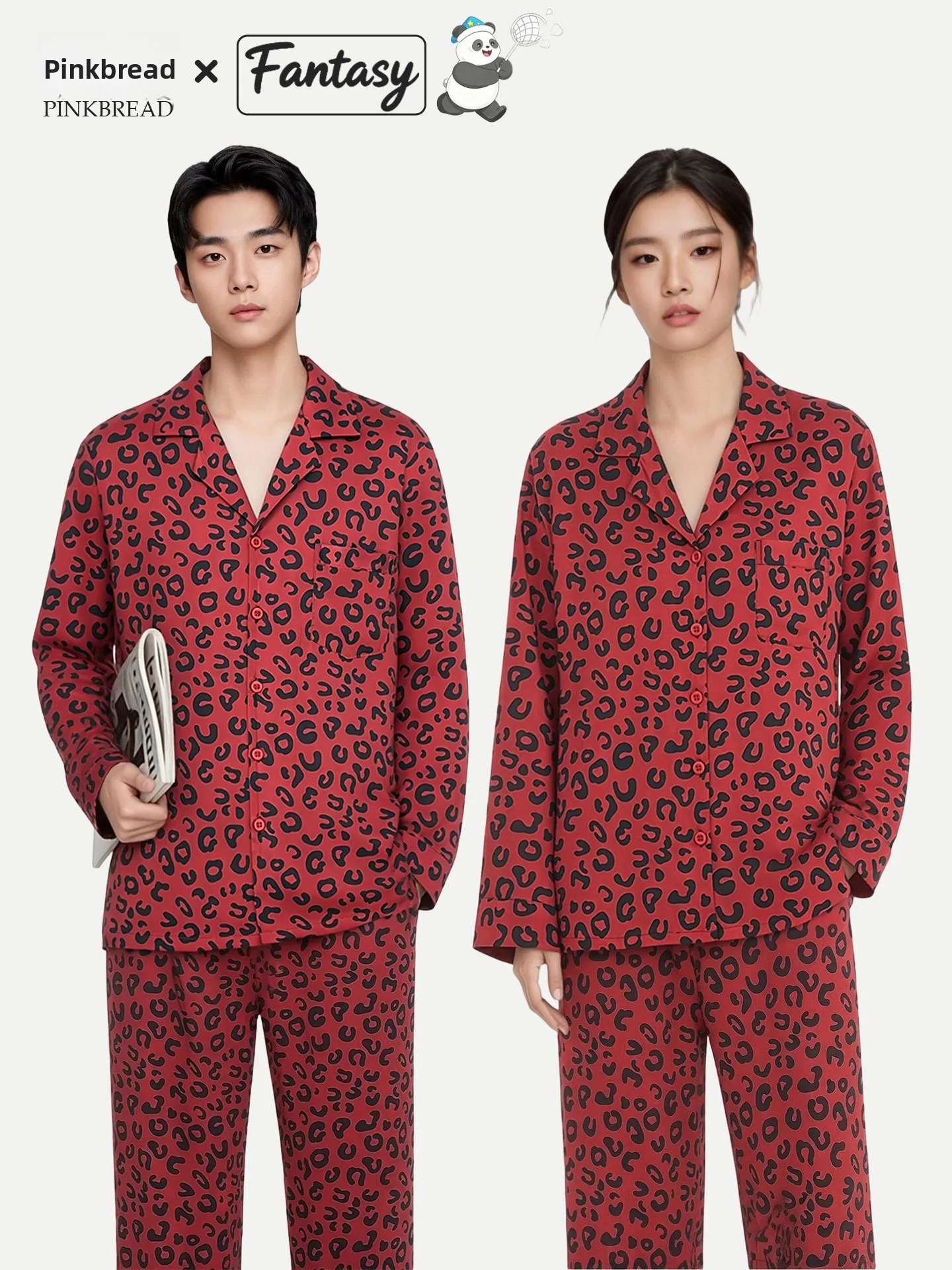 PinkBread Red Leopard Print Couples Sleepwear Silk Long Sleeve Home Clothes Cool Feeling Suitable for Outdoor Spring Summer
PinkBread Red Leopard Print Couples Sleepwear Silk Long Sleeve Home Clothes Cool Feeling Suitable for Outdoor Spring Summer
