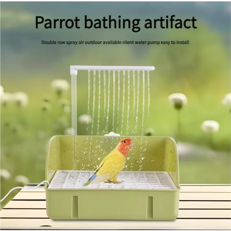 USB Electric Large Bird Bathtub Shower Fountain Bathtub Container Automatic Parrot Bath Fountain
USB Electric Large Bird Bathtub Shower Fountain Bathtub Container Automatic Parrot Bath Fountain