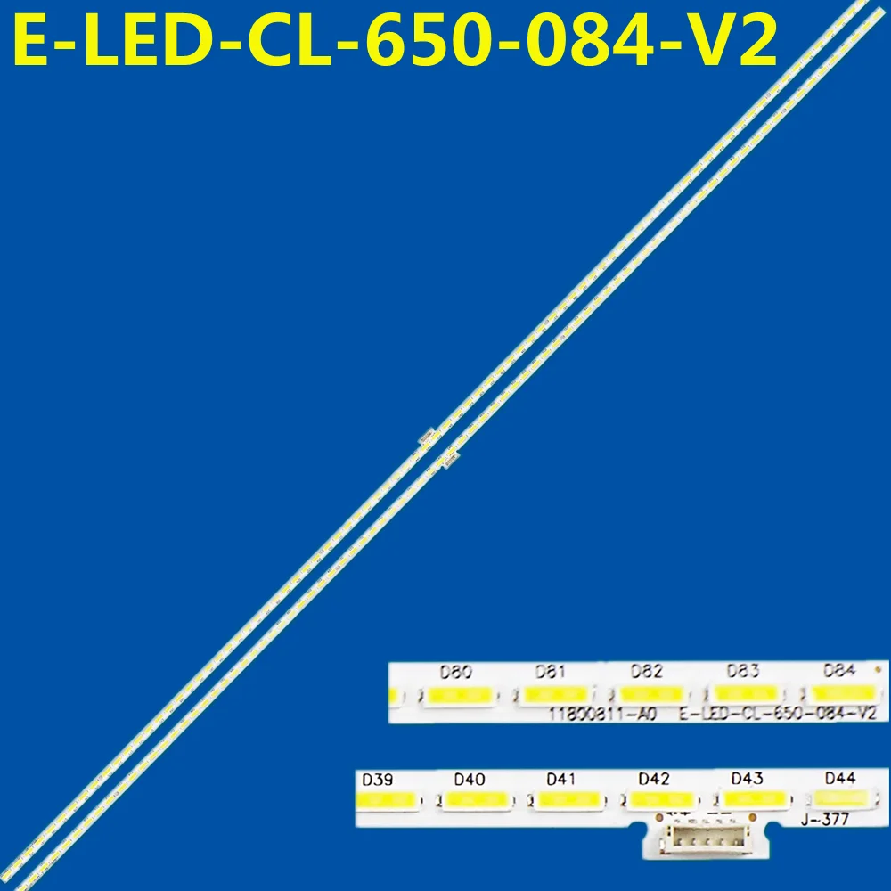 Светодиодная лента подсветки 84 лампы для 65PUS6521/12 65PUS7101/12 65PUT7101/56 E-LED-CL-650-084-V2 TPT650UA-QVN04 
Светодиодная лента подсветки 84 лампы для 65PUS6521/12 65PUS7101/12 65PUT7101/56 E-LED-CL-650-084-V2 TPT650UA-QVN04