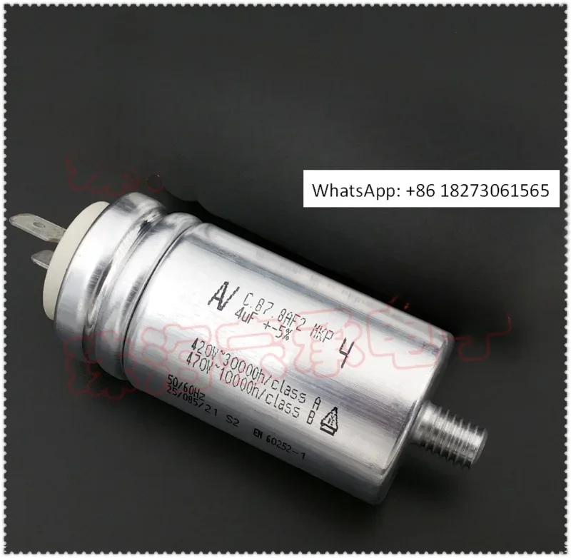 Imported 4uF C.87.8AF2 MKP AV 420-470V fan motor starting capacitor
Imported 4uF C.87.8AF2 MKP AV 420-470V fan motor starting capacitor