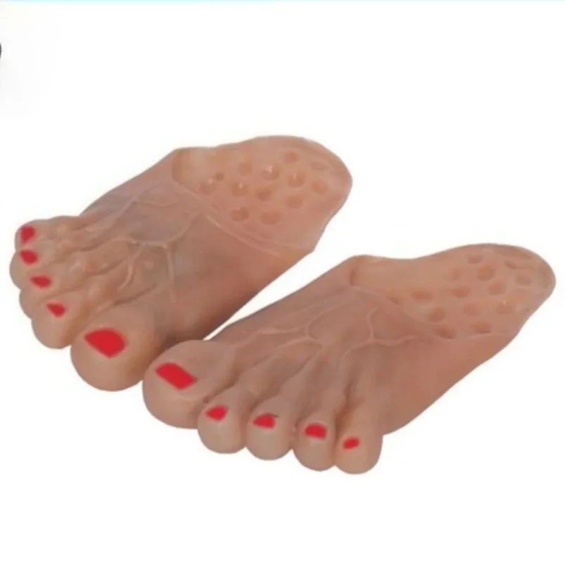 Funny Slippers Man Simulation Big Toe Footwear Shoes Outdoor Beach Couple Slippers Role Playing Bigfoot Amazing Sandals Women
Funny Slippers Man Simulation Big Toe Footwear Shoes Outdoor Beach Couple Slippers Role Playing Bigfoot Amazing Sandals Women