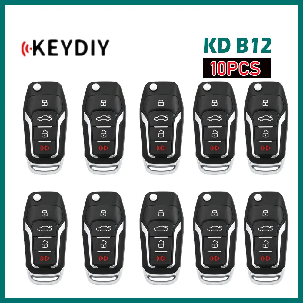 10pcs Keydiy KD B12 Universal Remote Key B12-3 B12-4 Car Key for Ford Style KD B Series for KD-x2 KD900 KD Mini Key Programmer
10pcs Keydiy KD B12 Universal Remote Key B12-3 B12-4 Car Key for Ford Style KD B Series for KD-x2 KD900 KD Mini Key Programmer