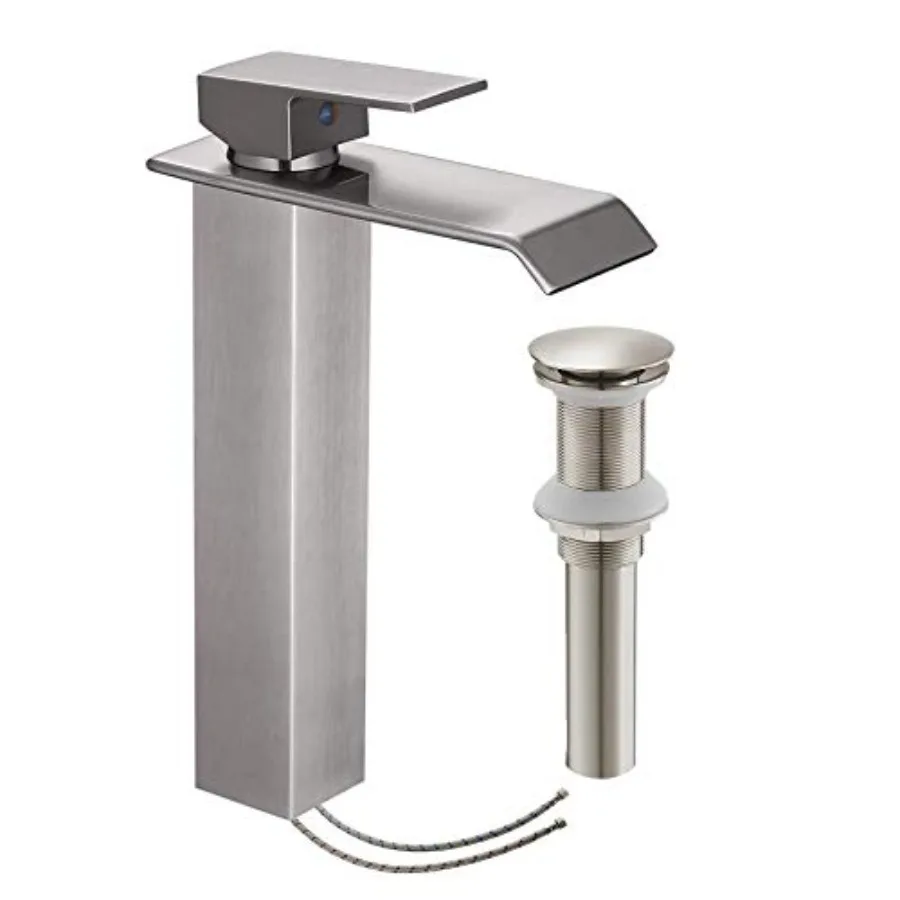 Bathroom Faucet Single Hole Vessel Sink Faucet Single Handle with Pop Up Drain Assembly Bowl Sink Faucets Lavatory Basin Taps
Bathroom Faucet Single Hole Vessel Sink Faucet Single Handle with Pop Up Drain Assembly Bowl Sink Faucets Lavatory Basin Taps