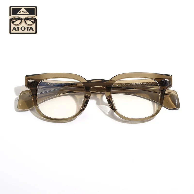 Vintage Thick Frame Glasses Frame Male Designer Brand Handmade Acetate Elliptical Myopia Anti Blue Light Women's Eyewear
Vintage Thick Frame Glasses Frame Male Designer Brand Handmade Acetate Elliptical Myopia Anti Blue Light Women's Eyewear