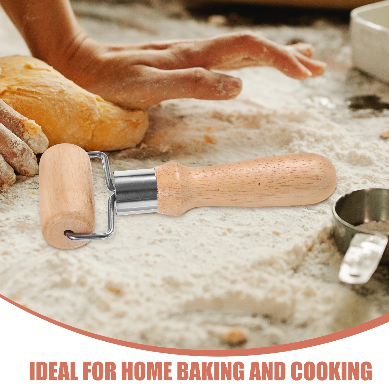 Nonstick Wooden Rolling Pin Pastry Dough Roller S for Kitchen Baking Practical Ergonomic Design Handle Pastry Roller
Nonstick Wooden Rolling Pin Pastry Dough Roller S for Kitchen Baking Practical Ergonomic Design Handle Pastry Roller