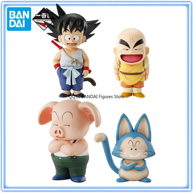 BANDAI Original Ichiban Kuji Dragon Ball Son Goku&krillin Oolong&PUARU Figure Prize Action Figure Model Collectible Ornaments
BANDAI Original Ichiban Kuji Dragon Ball Son Goku&krillin Oolong&PUARU Figure Prize Action Figure Model Collectible Ornaments