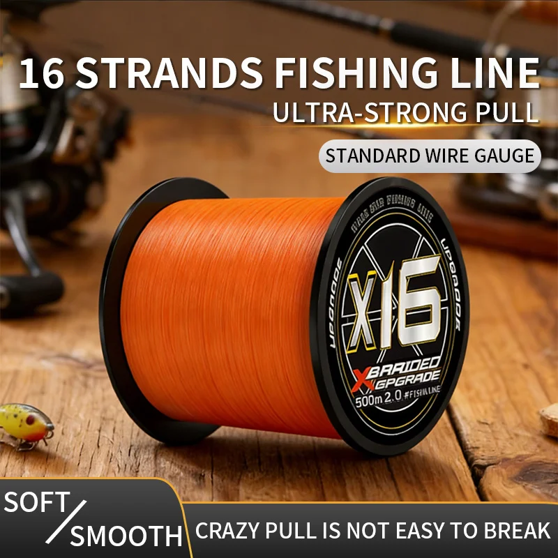 16 braided super strong and durable braided line, suitable for saltwater and freshwater environments, durable fishing line
16 braided super strong and durable braided line, suitable for saltwater and freshwater environments, durable fishing line