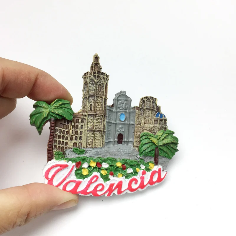 Valencia, Spain Landmark Building Creative Fridge Magnet 3D Travel Home Souvenir Decoration
Valencia, Spain Landmark Building Creative Fridge Magnet 3D Travel Home Souvenir Decoration