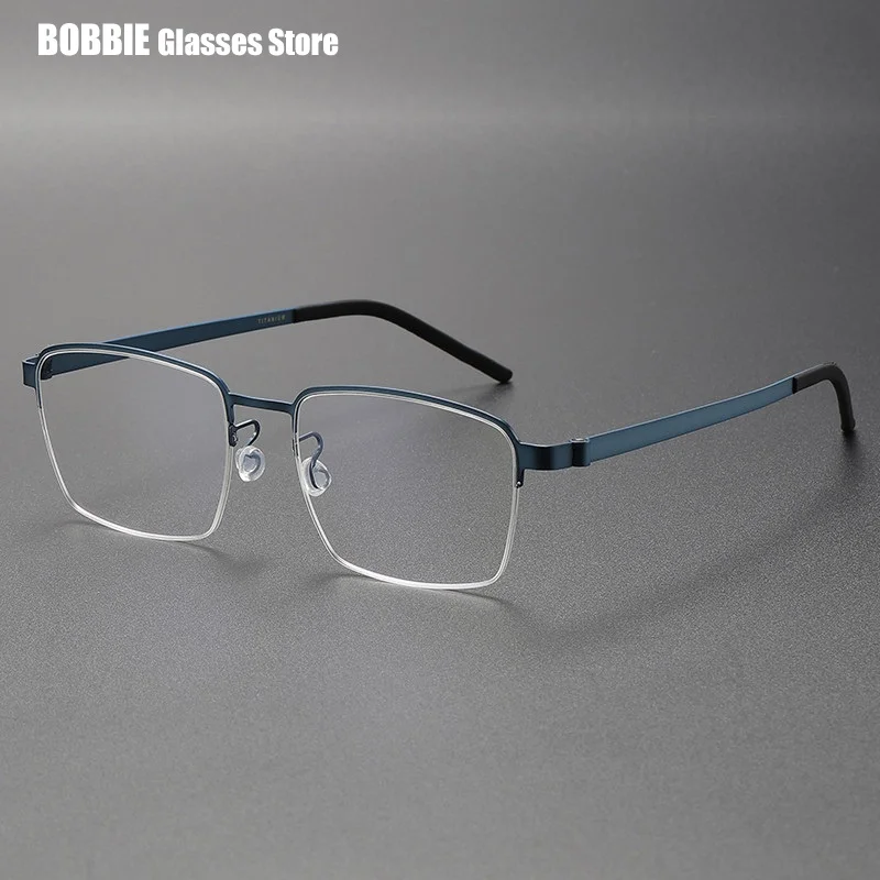 Denmark Brand Half Rim Titanium Glasses Frame Women Ultra-light Screwless Eyeglasses Men Prescription Eyewear Optical Lens 7426
Denmark Brand Half Rim Titanium Glasses Frame Women Ultra-light Screwless Eyeglasses Men Prescription Eyewear Optical Lens 7426