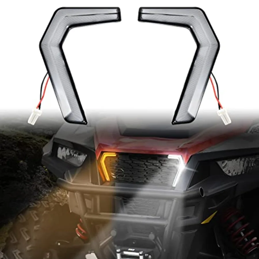 LED Turn Signal Fang Lights for Polaris General 1000/4/XP/XP4 1000 2016-2025 Accessories, Grille Accent Lamps Signature Lights
LED Turn Signal Fang Lights for Polaris General 1000/4/XP/XP4 1000 2016-2025 Accessories, Grille Accent Lamps Signature Lights