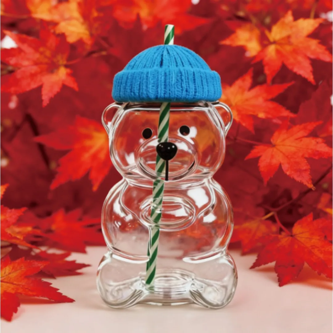 500ML New Arrival Cute Bear Cup with Straw, Transparent Glass Water Mug, Durable & Easy to Clean for Milk Coffee
500ML New Arrival Cute Bear Cup with Straw, Transparent Glass Water Mug, Durable & Easy to Clean for Milk Coffee