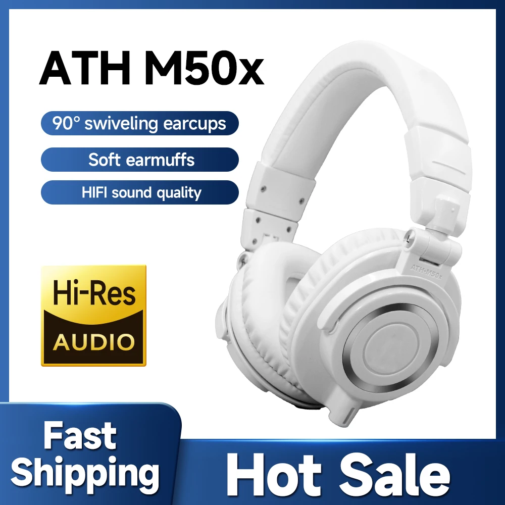 Audio Technica ATH M50X HIFI наушники профессиональные полностью закрытые наушники для мониторинга складная музыкальная игровая гарнитура
Audio Technica ATH M50X HIFI наушники профессиональные полностью закрытые наушники для мониторинга складная музыкальная игровая гарнитура
