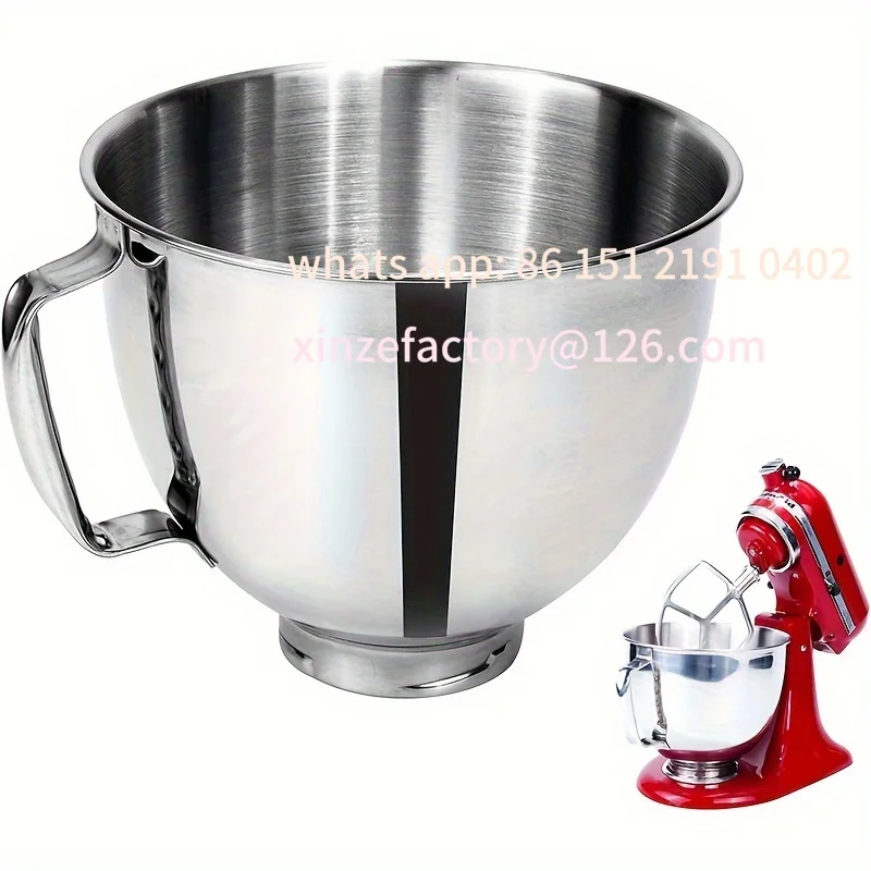 Customizable Stainless Steel Mixing Bowl for KitchenAid 4.5/5.0 QT Mixers,Durable,Easy-Clean,Perfect for Baking and Cooking,Mixe
Customizable Stainless Steel Mixing Bowl for KitchenAid 4.5/5.0 QT Mixers,Durable,Easy-Clean,Perfect for Baking and Cooking,Mixe