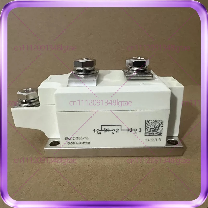 For SEMIPACK SKKD260/16 SKKD330/16 SKKD380/16 Rectifier Diode Modules
For SEMIPACK SKKD260/16 SKKD330/16 SKKD380/16 Rectifier Diode Modules